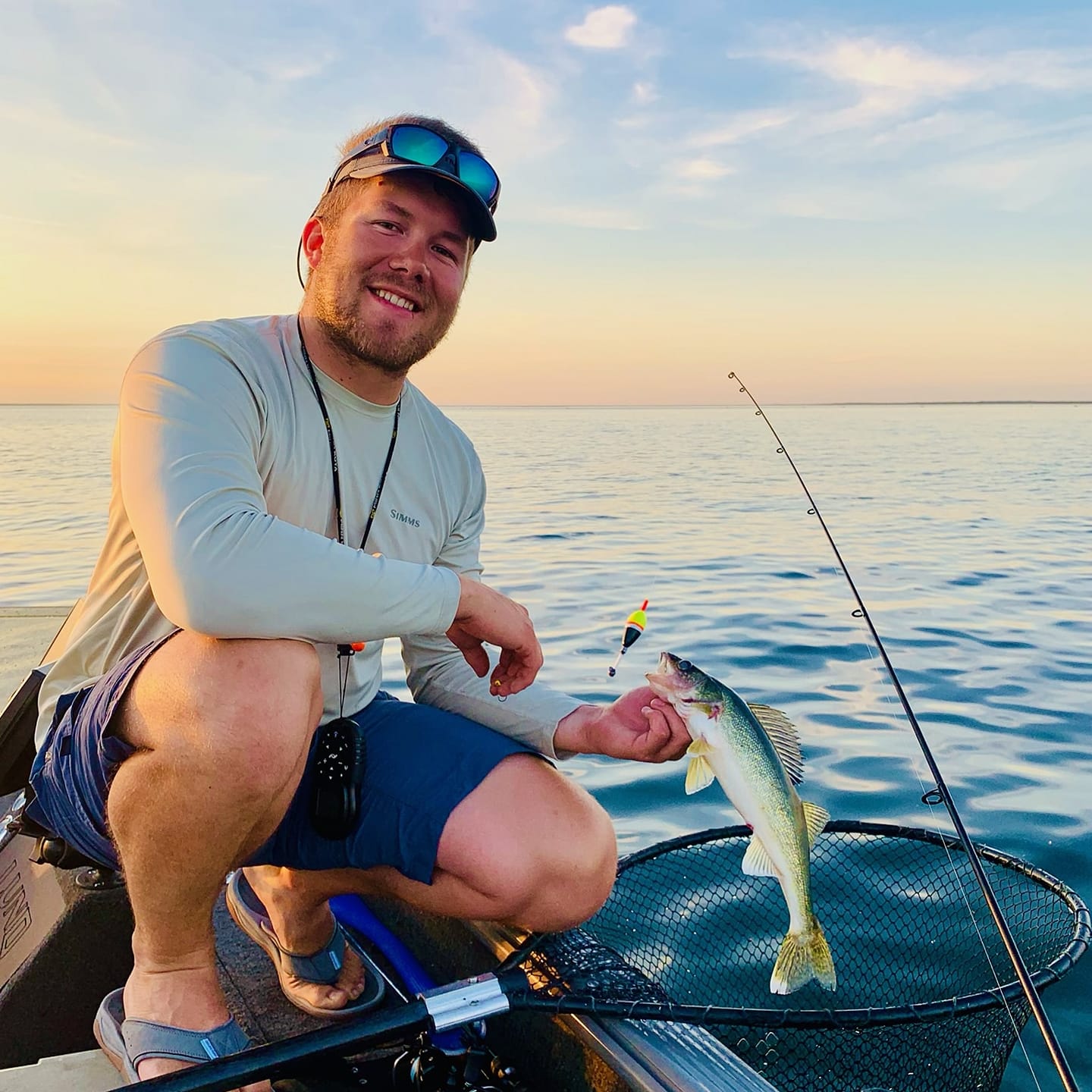 One fish caught during a fishing trip in Onamia
