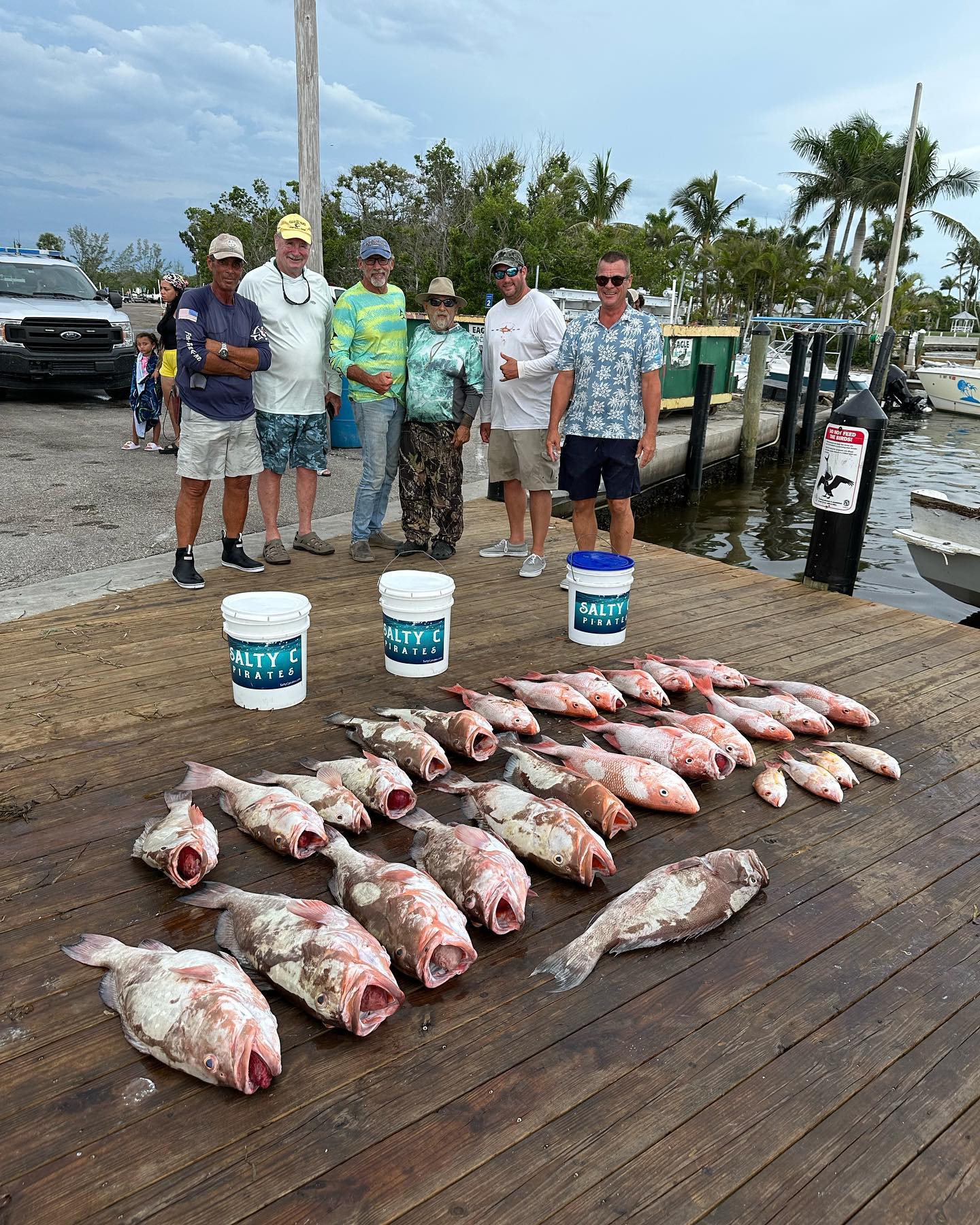 4 big fish caught while fishing in FL