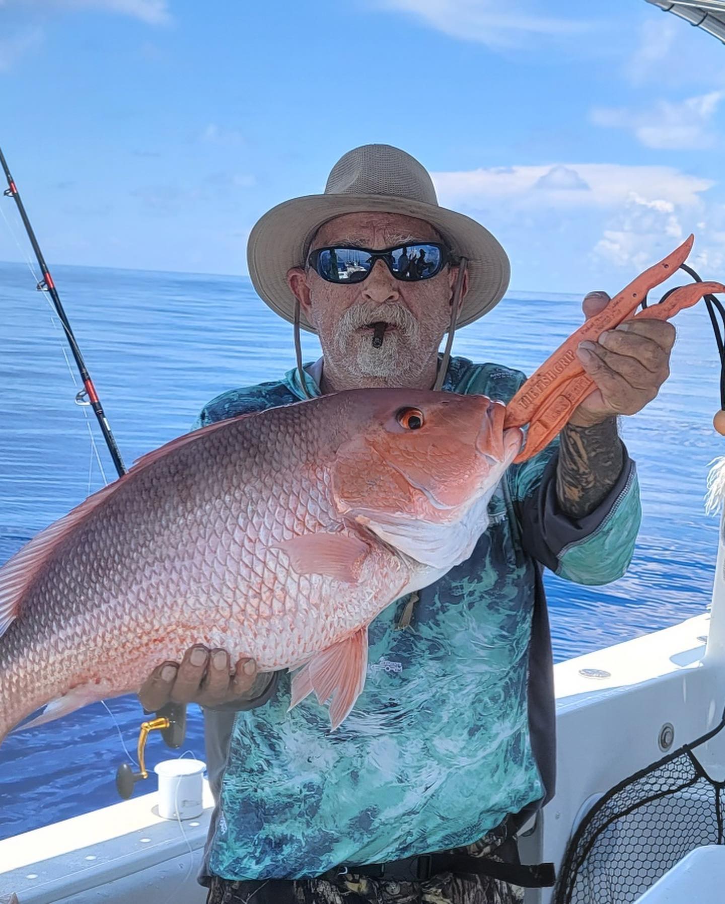 Catch of the day: Blue tilapia fish