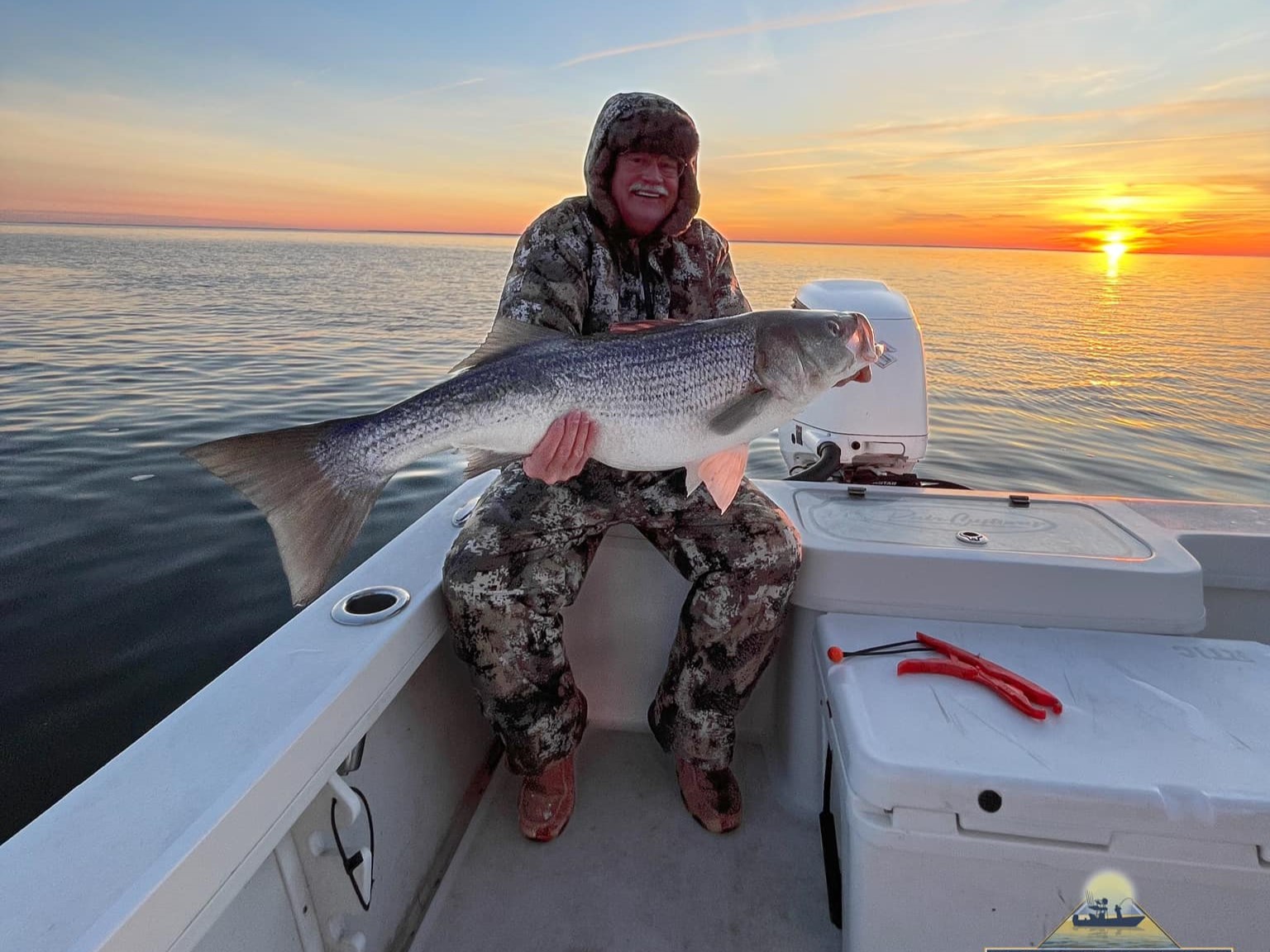 Angler holding a 40-inch fish in Virginia