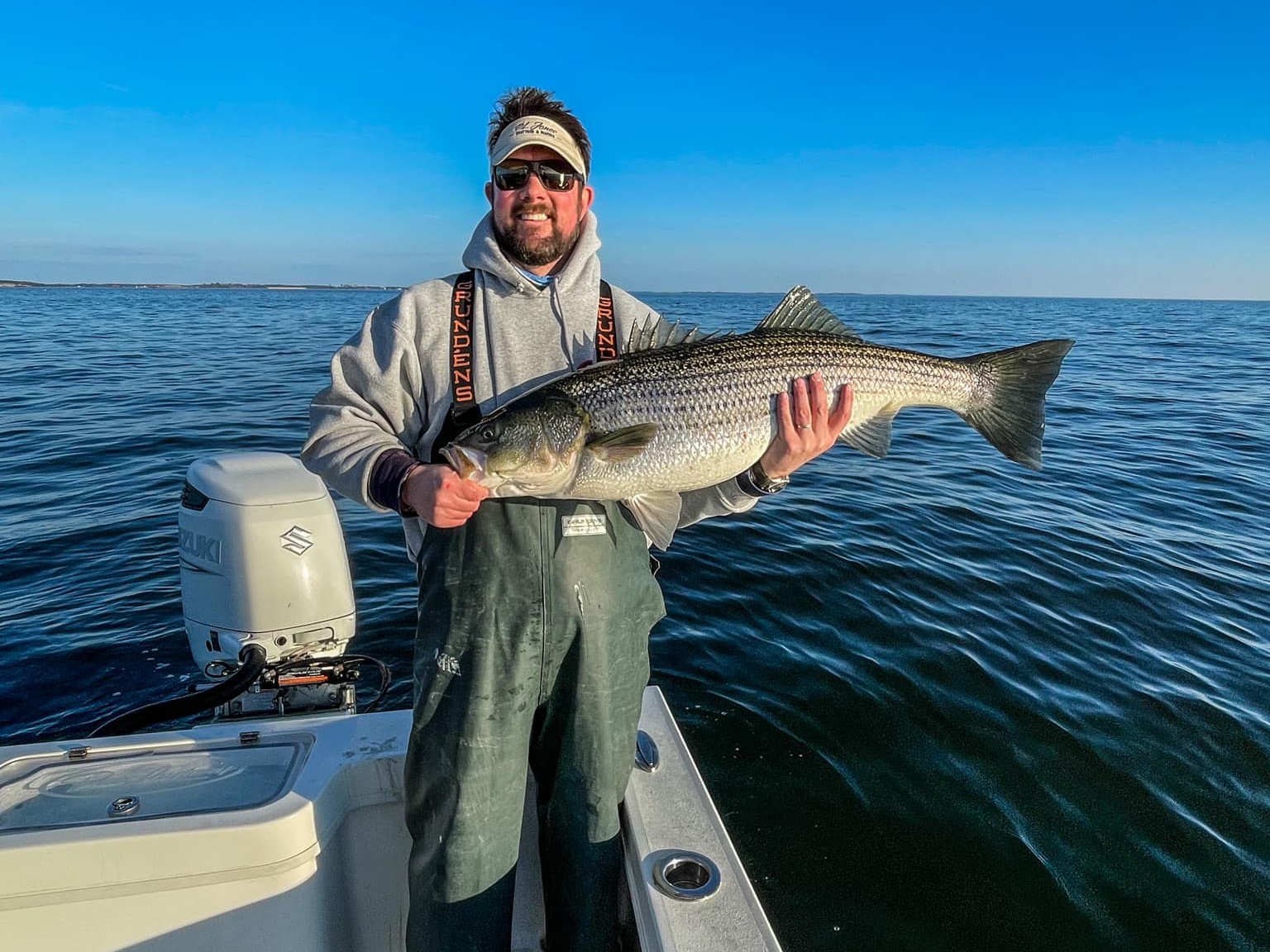 Striped bass fishing in VA