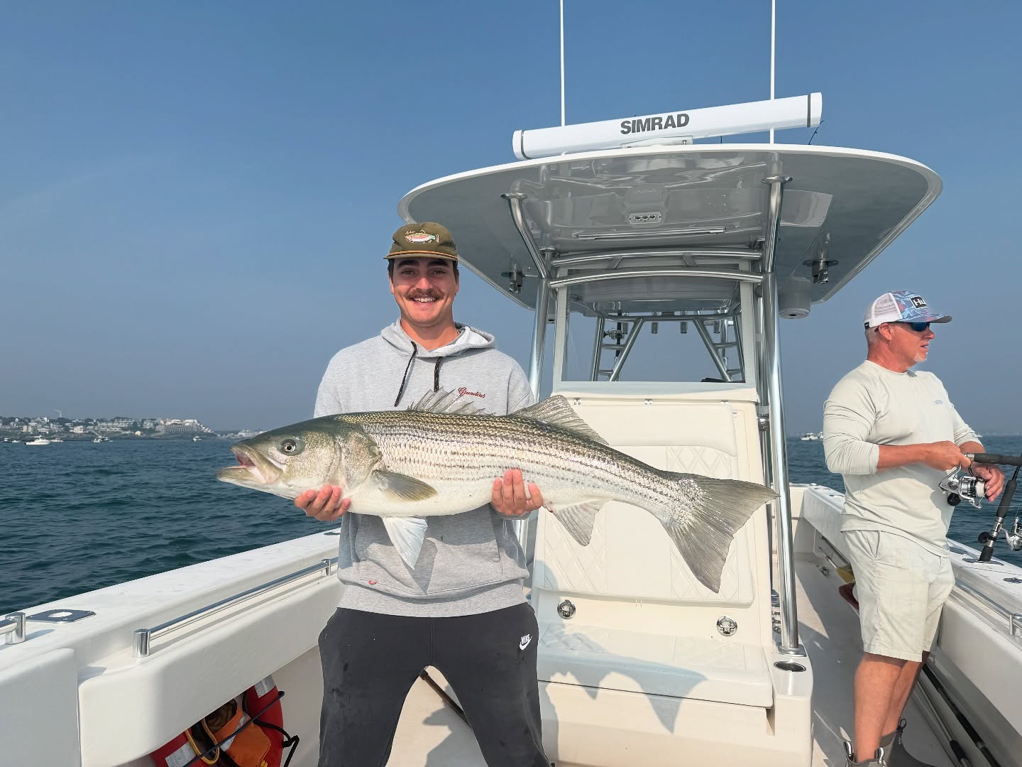 Striped bass caught on fishing tour in MA