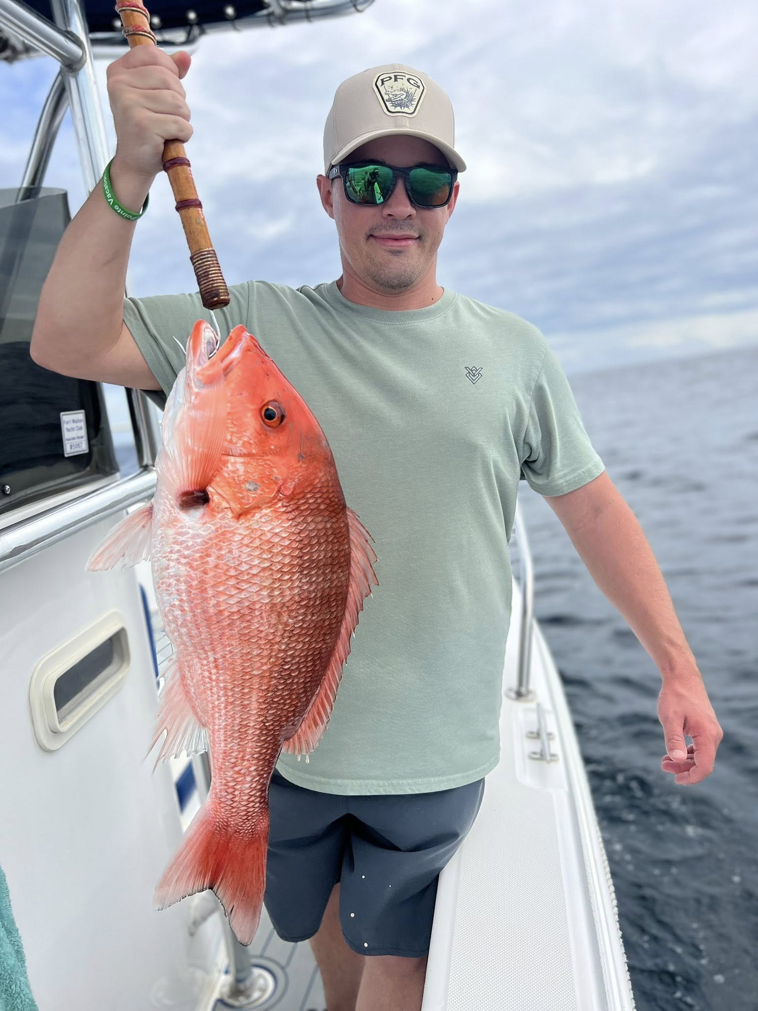 One angler fishing at Fort Walton Beach