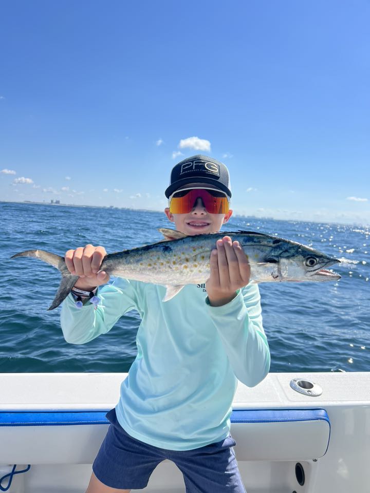 Angler fishing in Florida waters