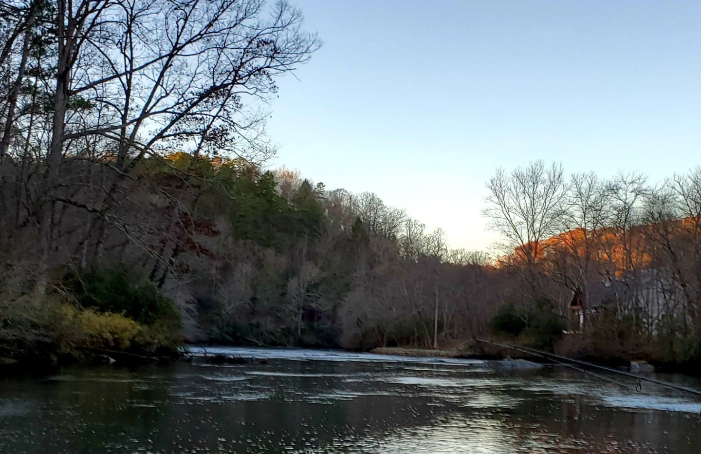 Scenic view of the Blue Ridge mountains