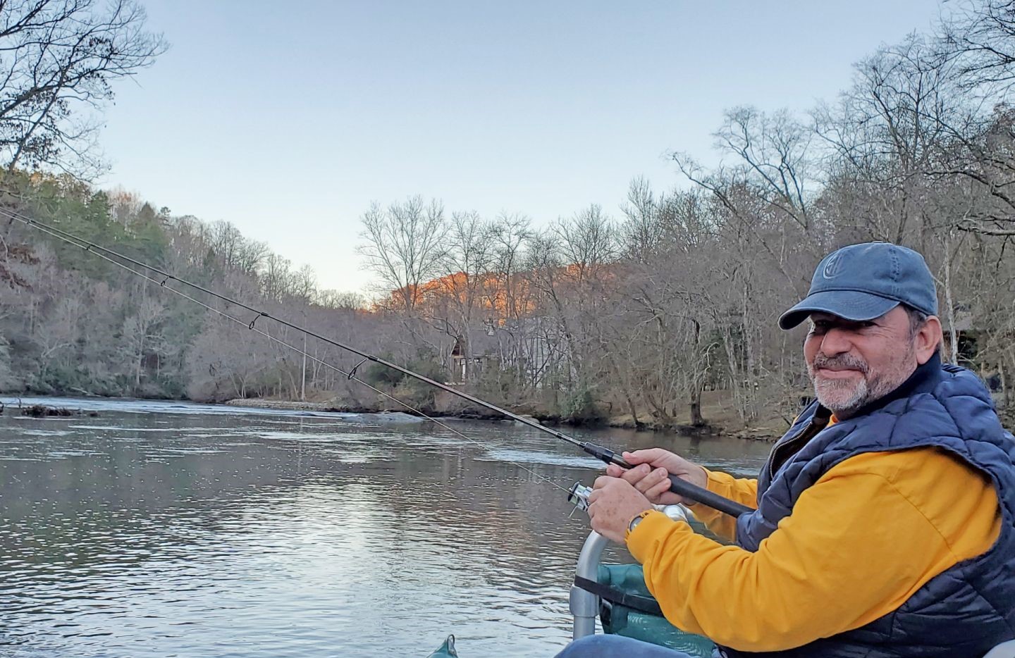 Angler fishing in Georgia