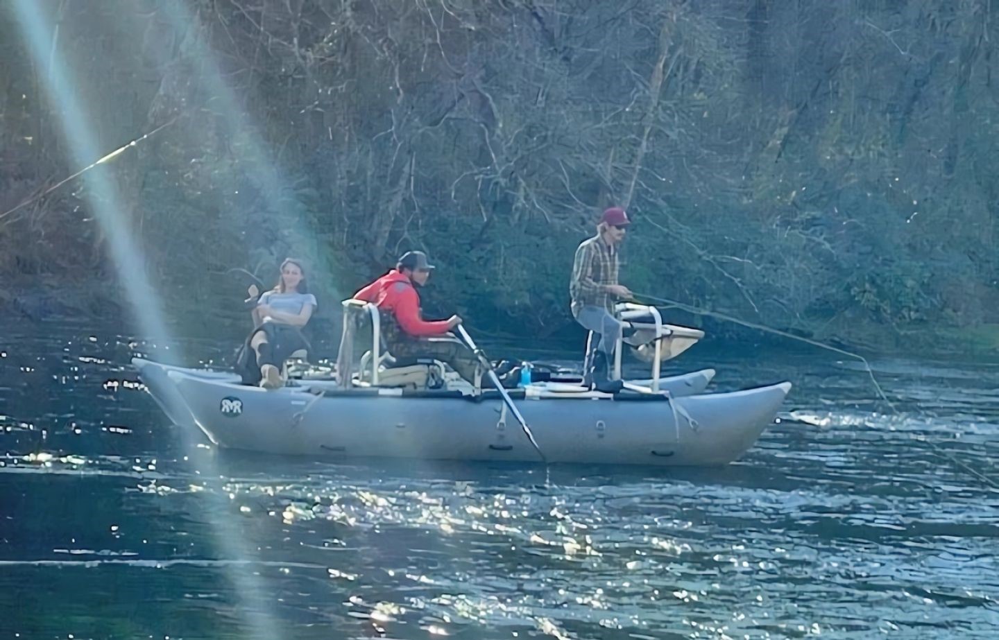 3 people fishing in GA