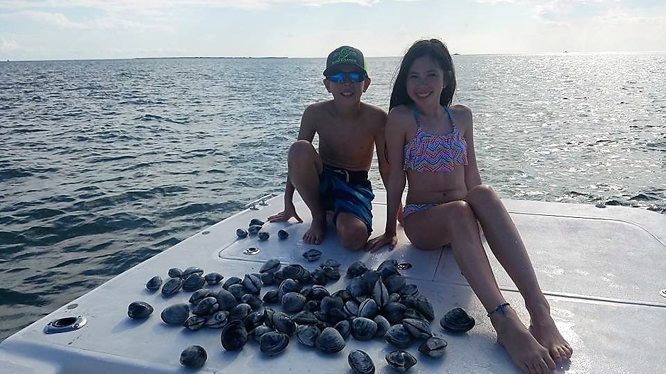 Two people fishing at Hatteras