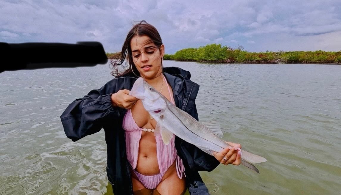 Snook caught fishing in New Smyrna Beach FL waters