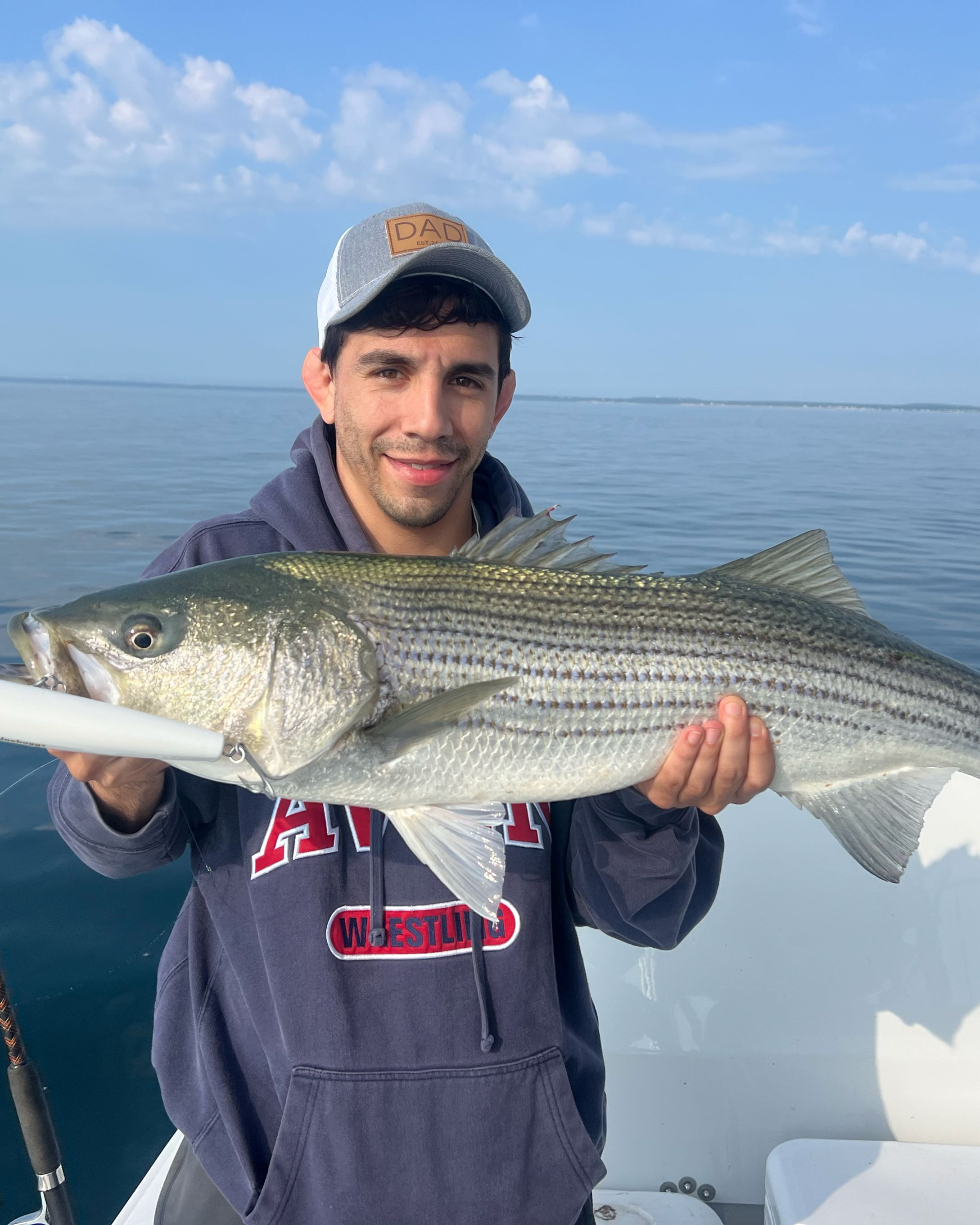 Striped bass caught in Dennis Port