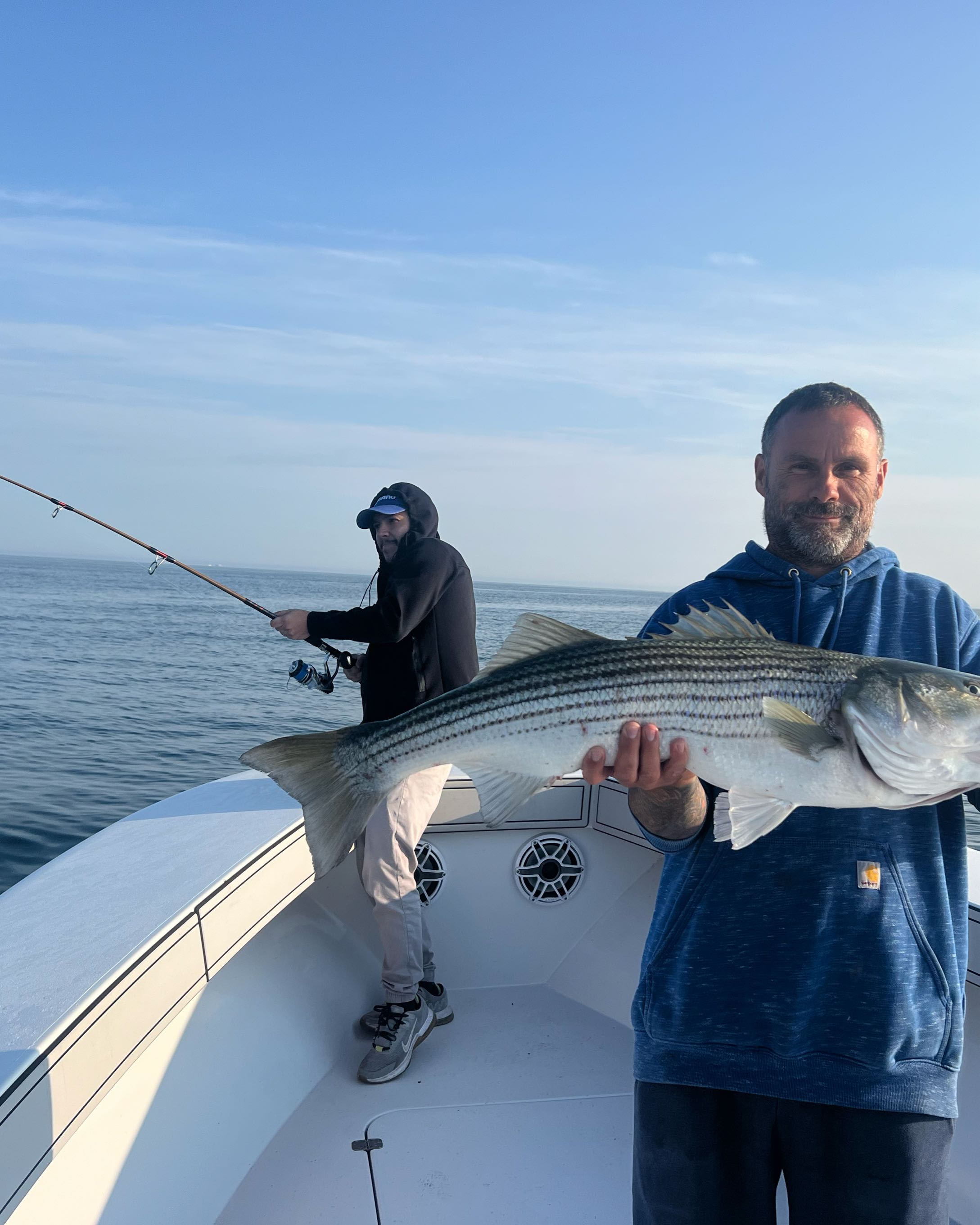 Striped Bass caught while fishing in Dennis Port