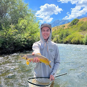 A person fishing in Provo