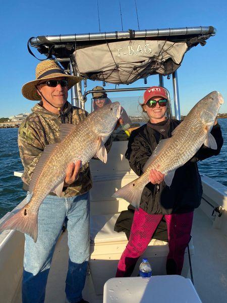 Two big fish caught while fishing in Florida