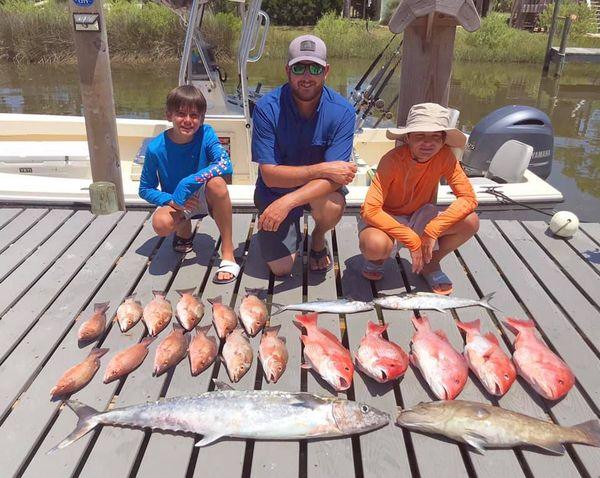 2 wahoo fish caught in FL