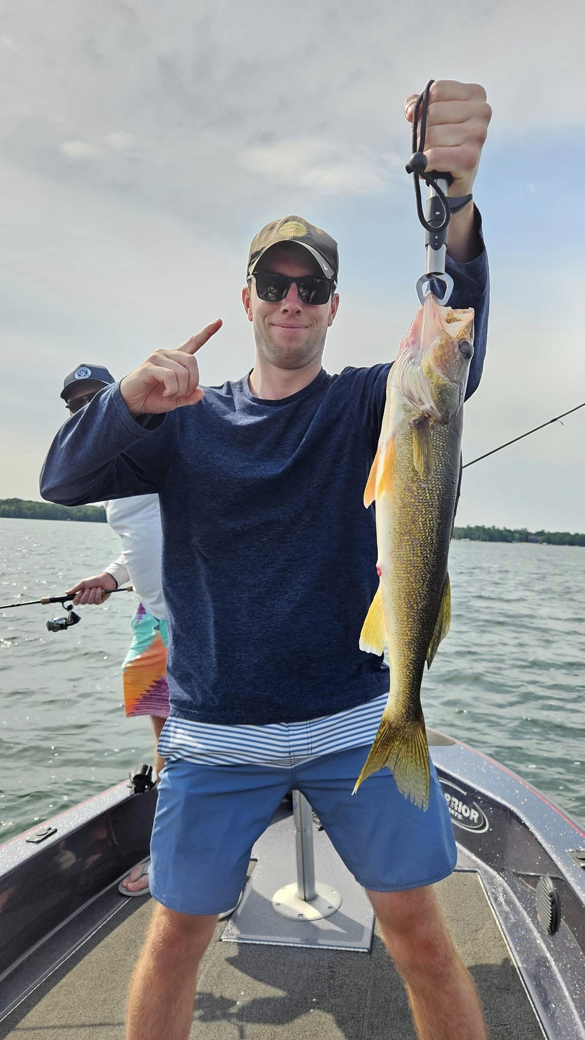 Angler fishing in Minnesota