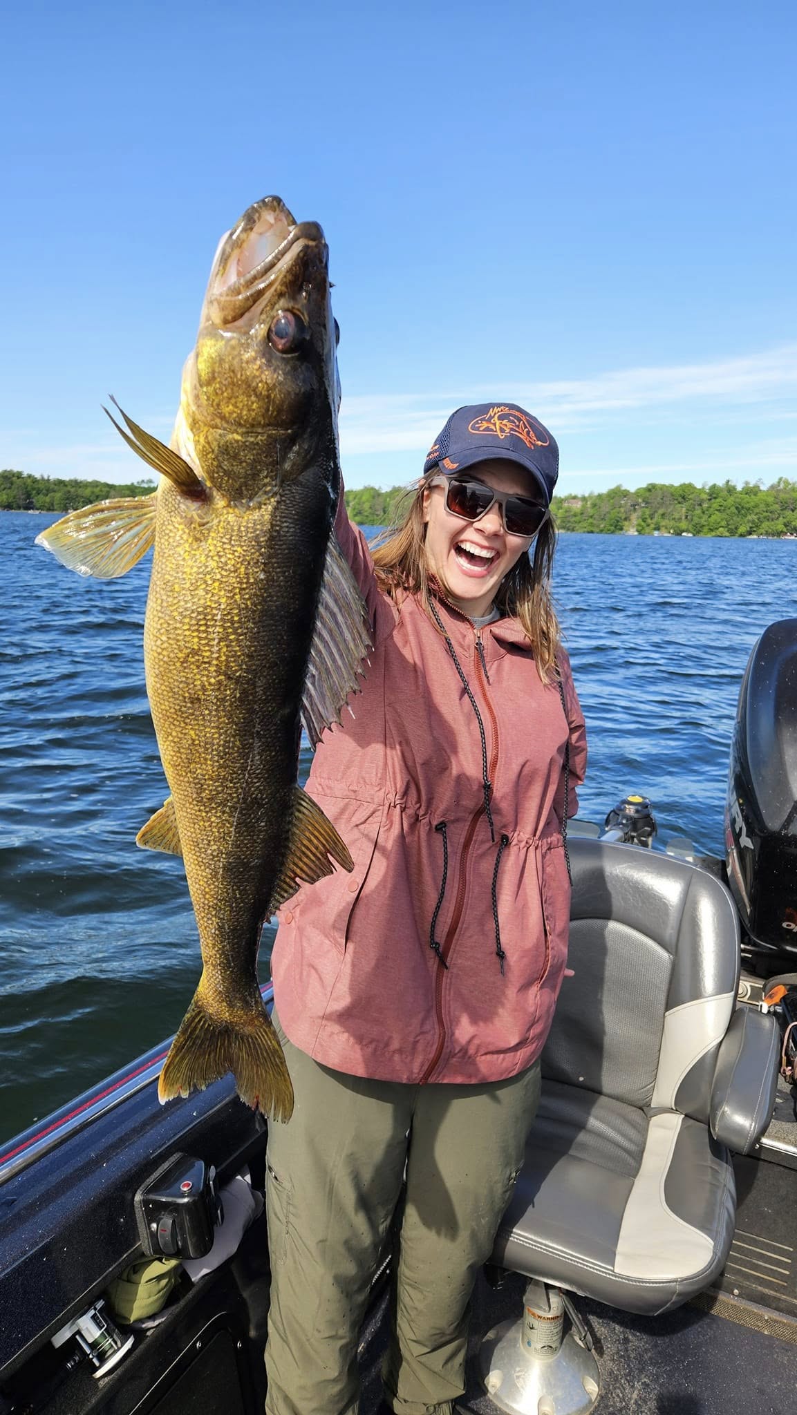 Person fishing in Minnesota