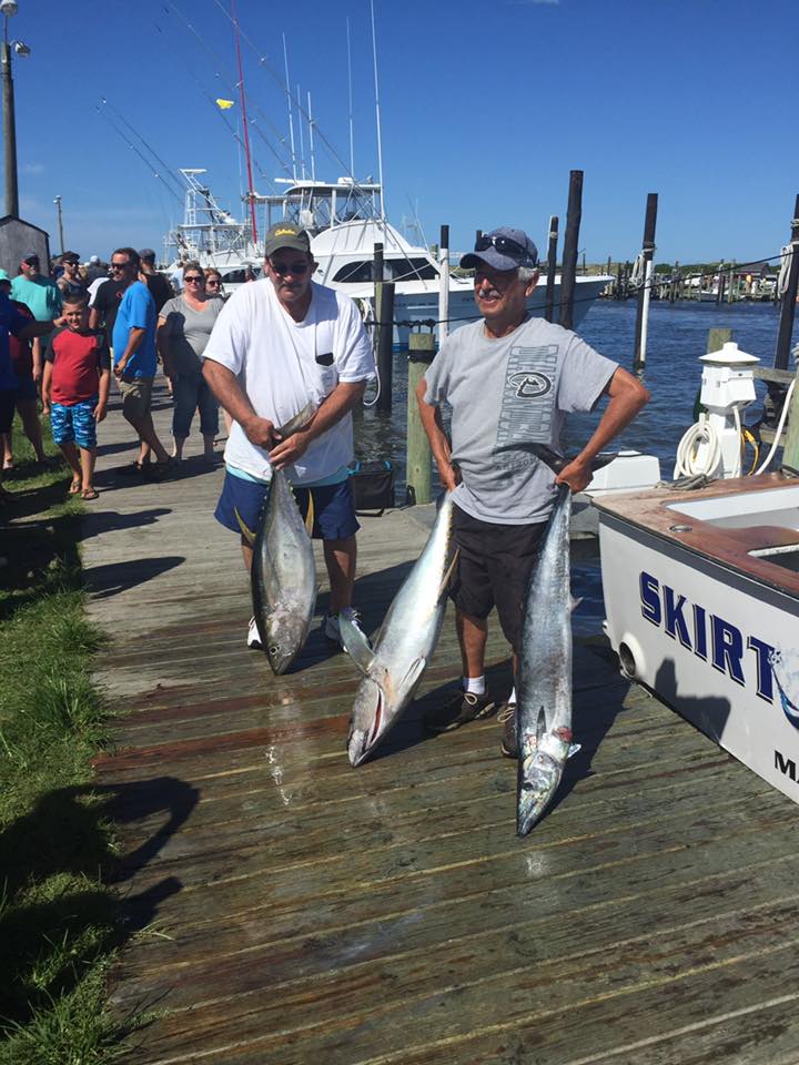 Three wahoo fish and little tunny caught during fishing trip in Nags Head