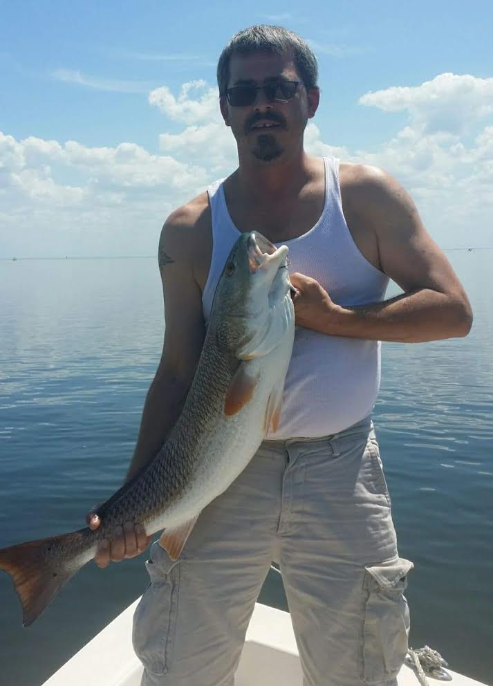 Angler with a catch in FL