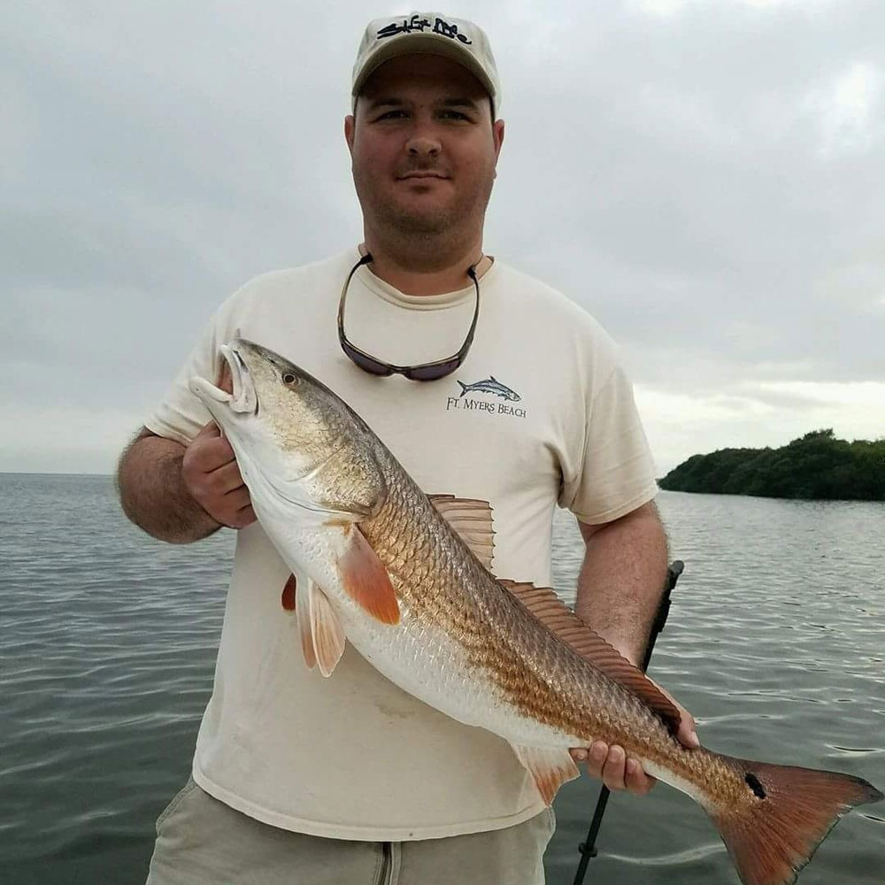Redfish caught while fishing in FL