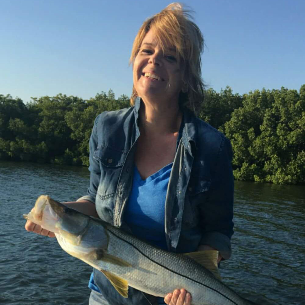 Snook fish caught at Apollo Beach