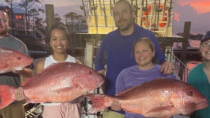 3 big fish caught at Orange Beach
