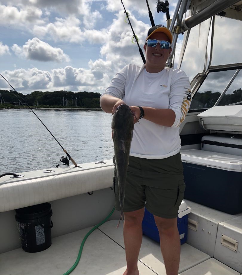 Brown bullhead caught while fishing in Baltimore MD