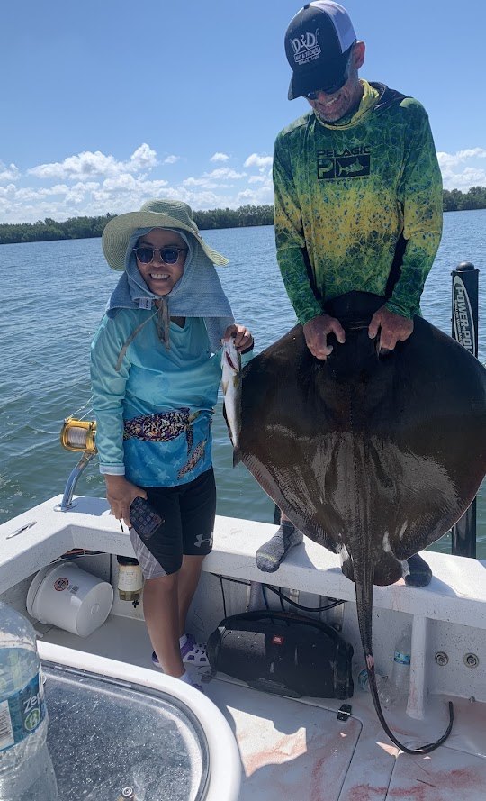 One fishing person in Florida