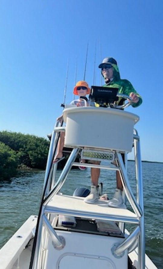 Two anglers fishing in Florida