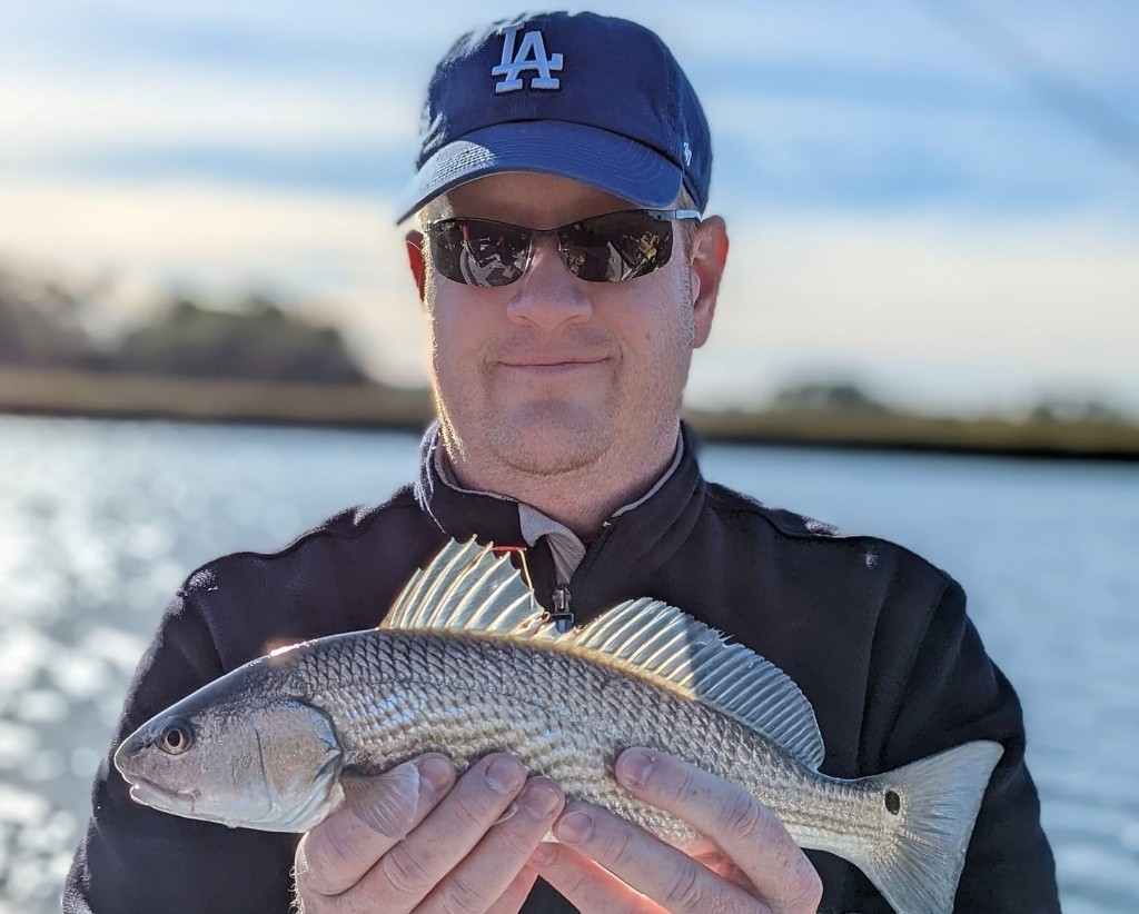 Redfish caught on Kiawah Island