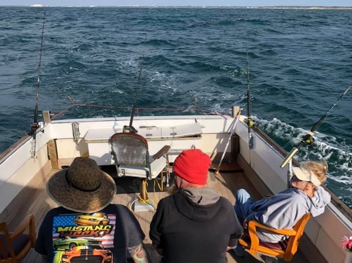 Angler fishing in Morehead City