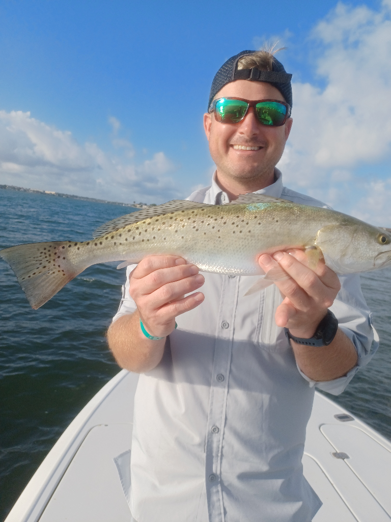 Spotted Weakfish caught in Clearwater