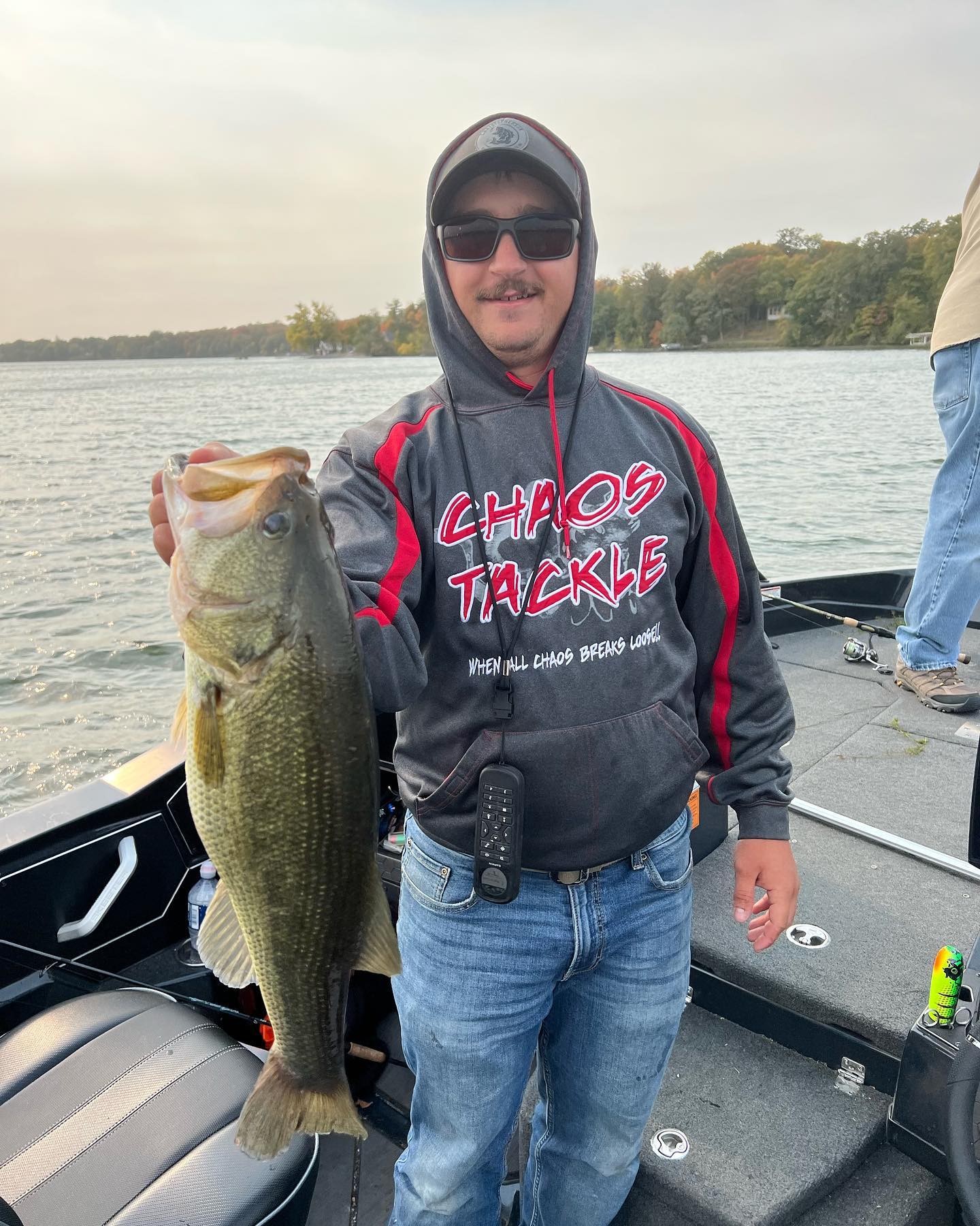 Largemouth bass caught while fishing in Minnesota