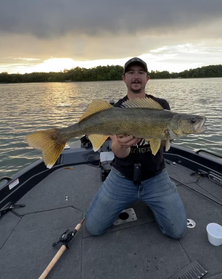 Sauger fish caught by angler in Alexandria