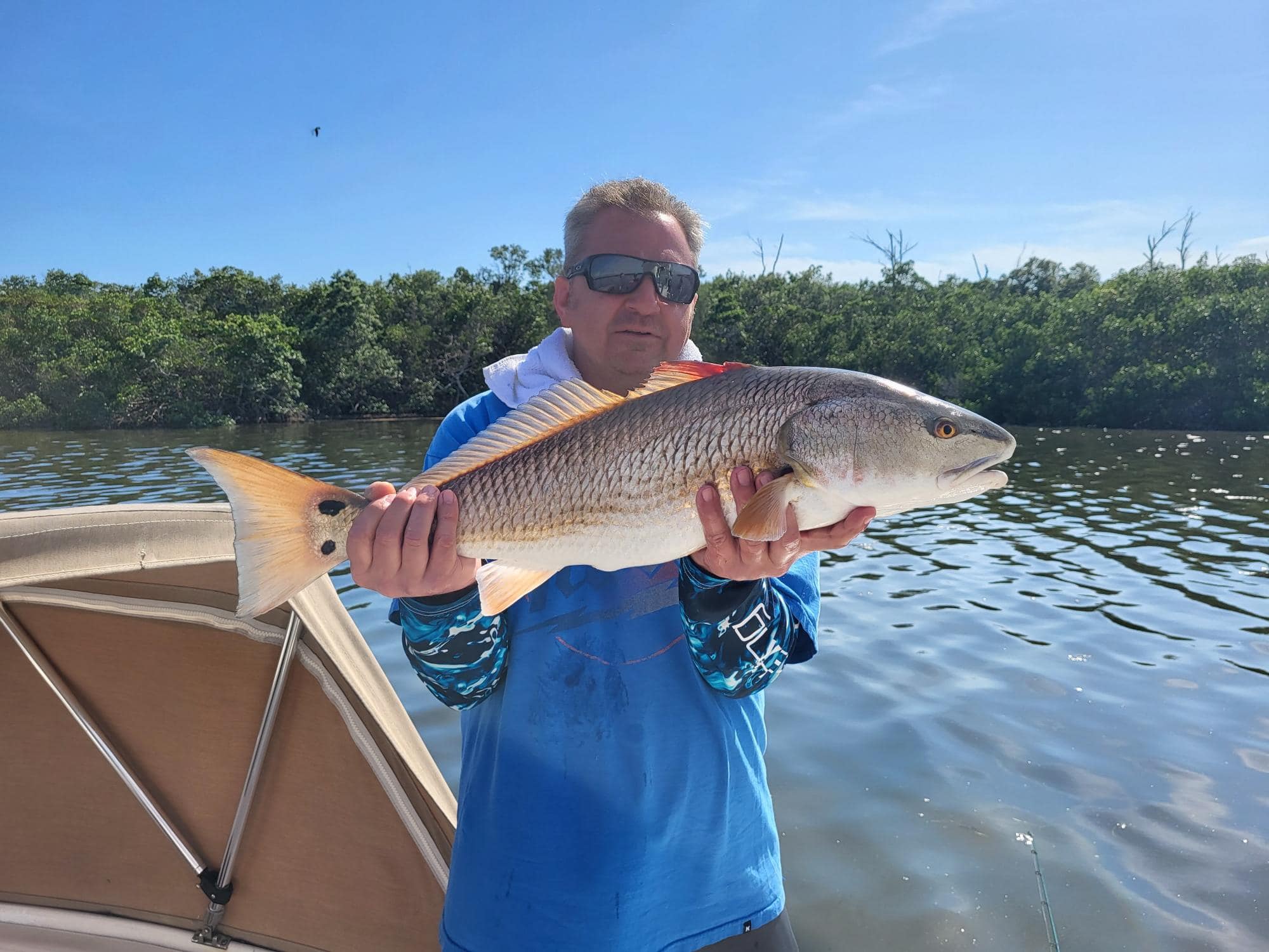 Redfish caught while fishing in Florida