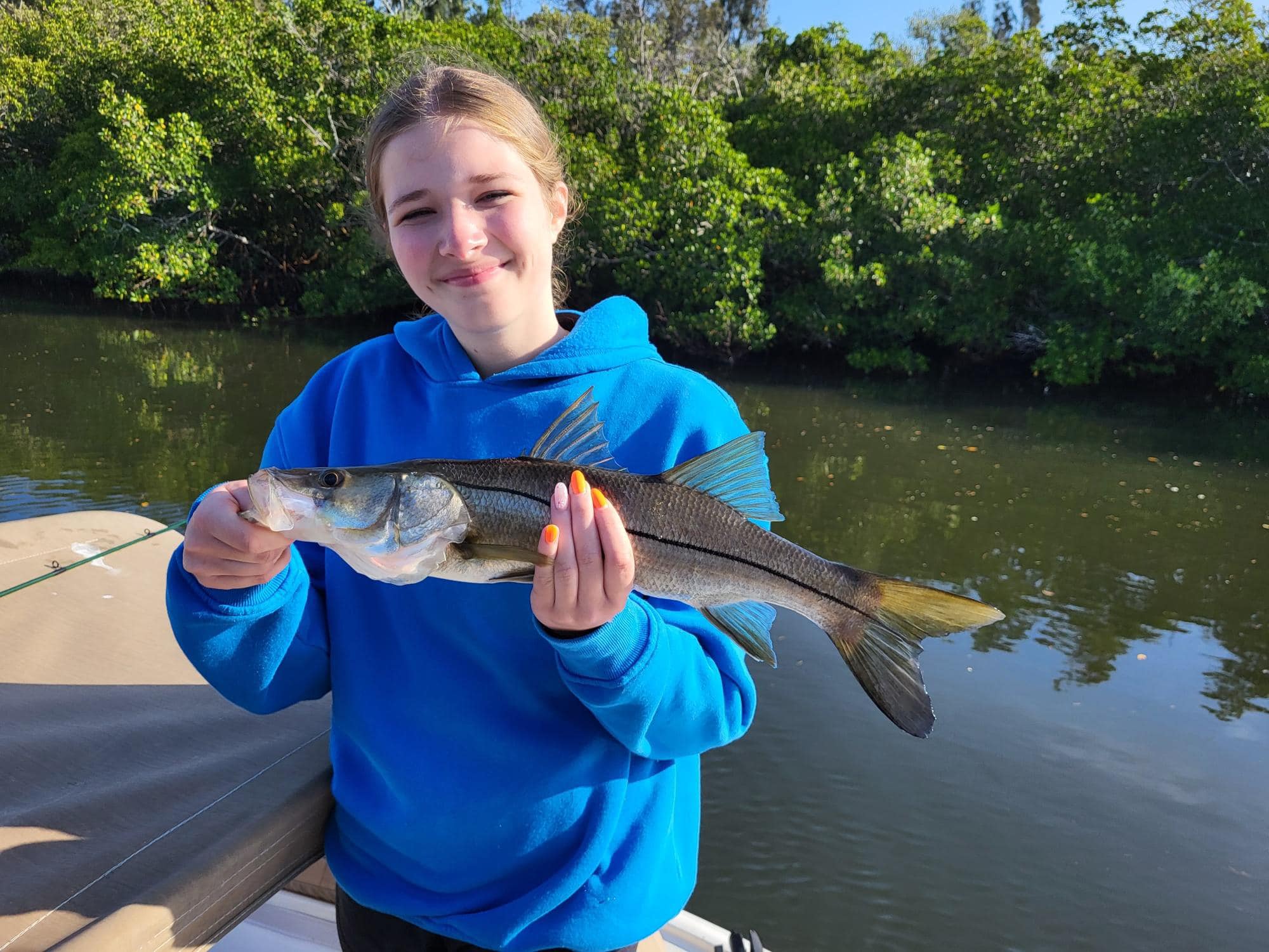 Snook fish caught in Holmes Beach