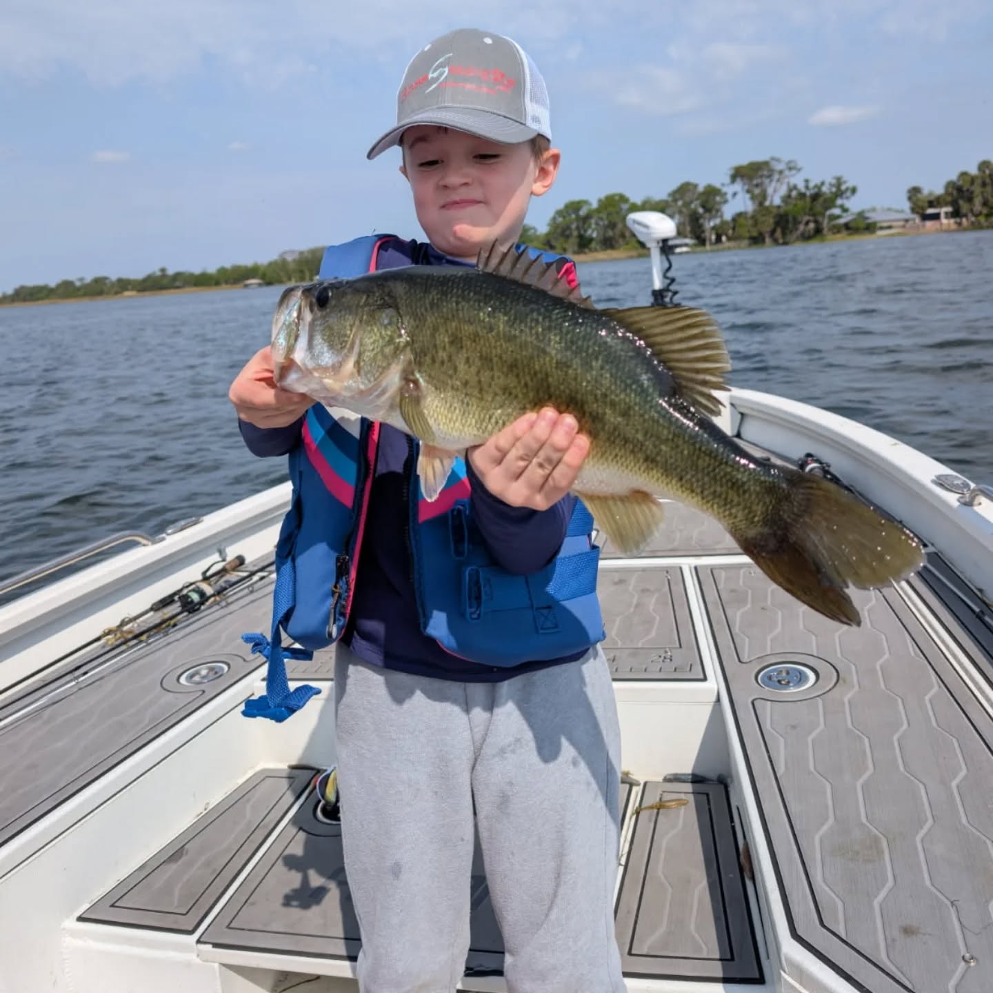 Largemouth bass caught while fishing in Palm Bay