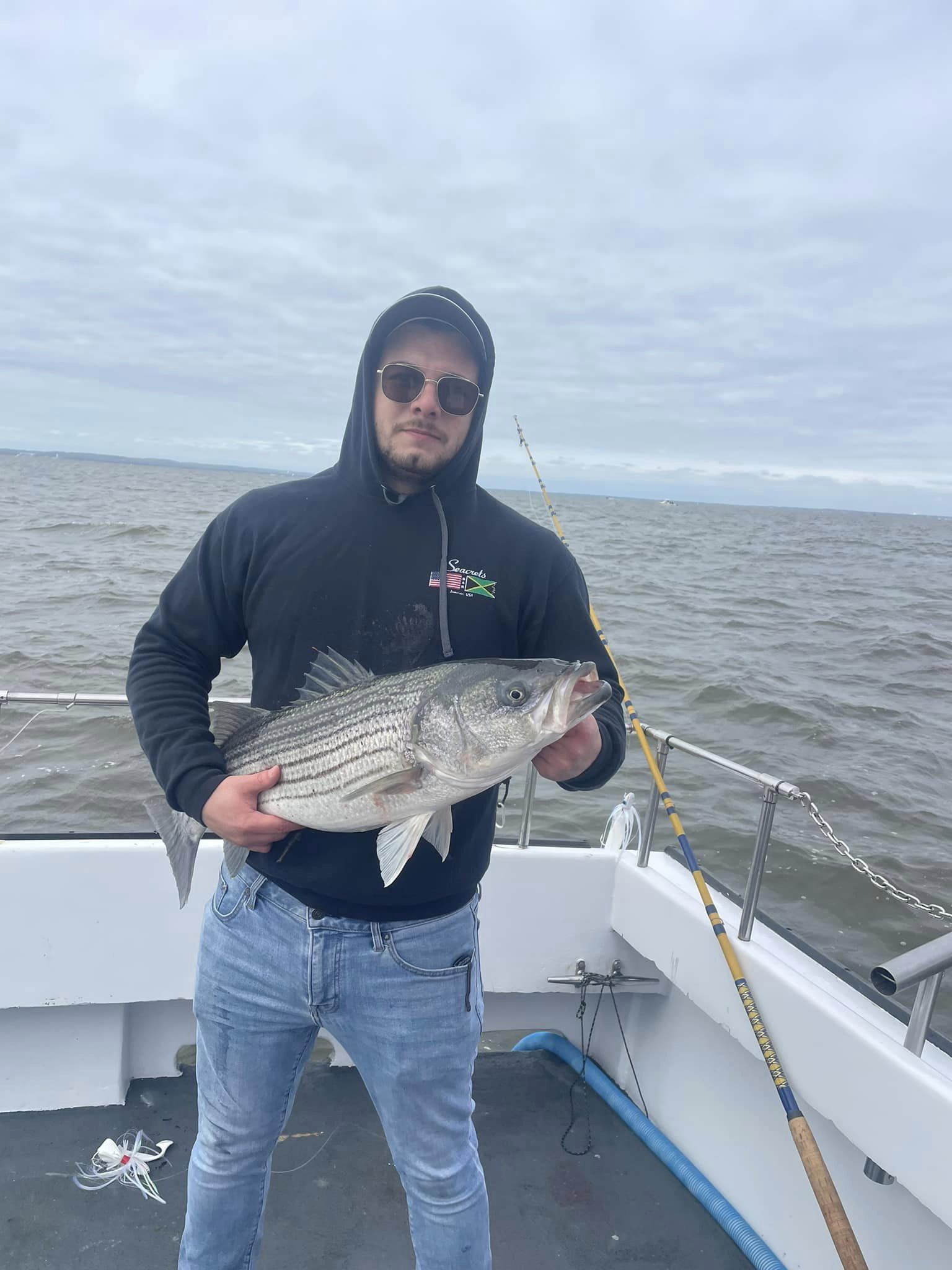 Successful fishing trip in New Jersey