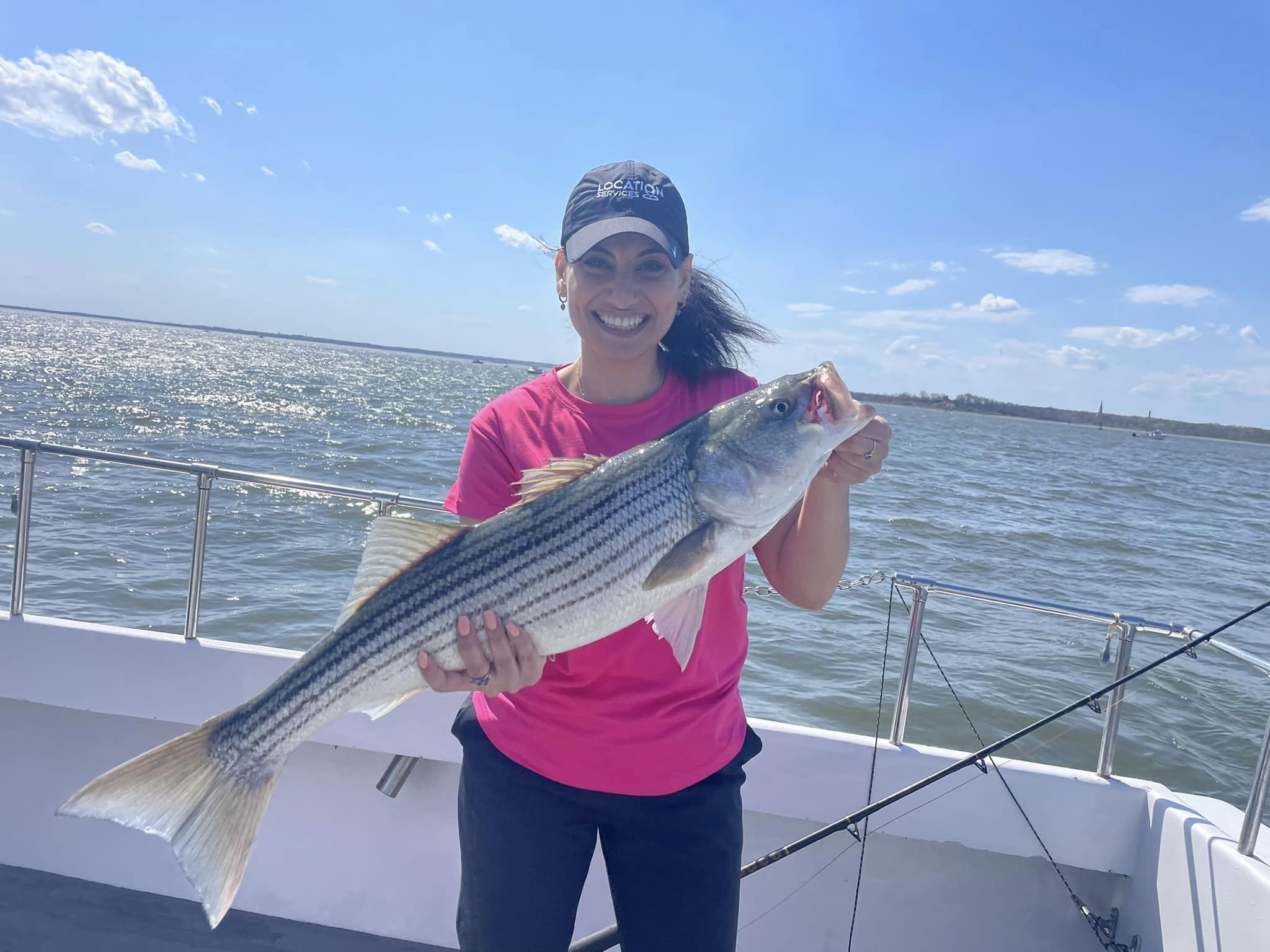 Striped bass caught in NJ