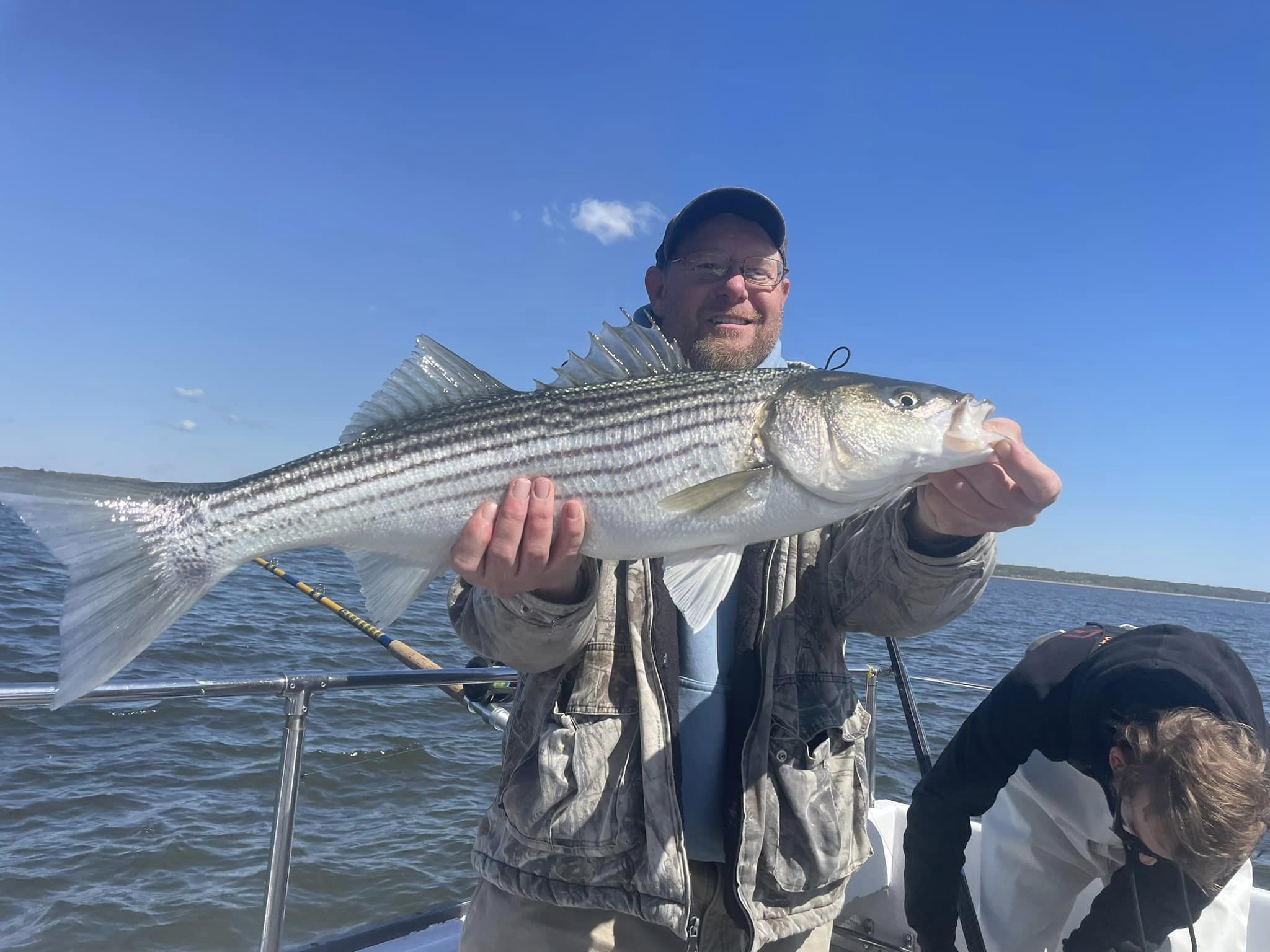 Striped bass caught in NJ