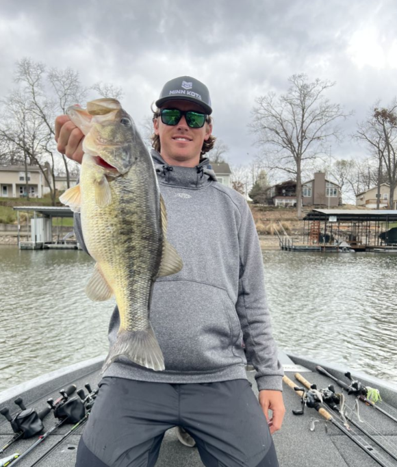 Largemouth bass caught at Lake Ozark