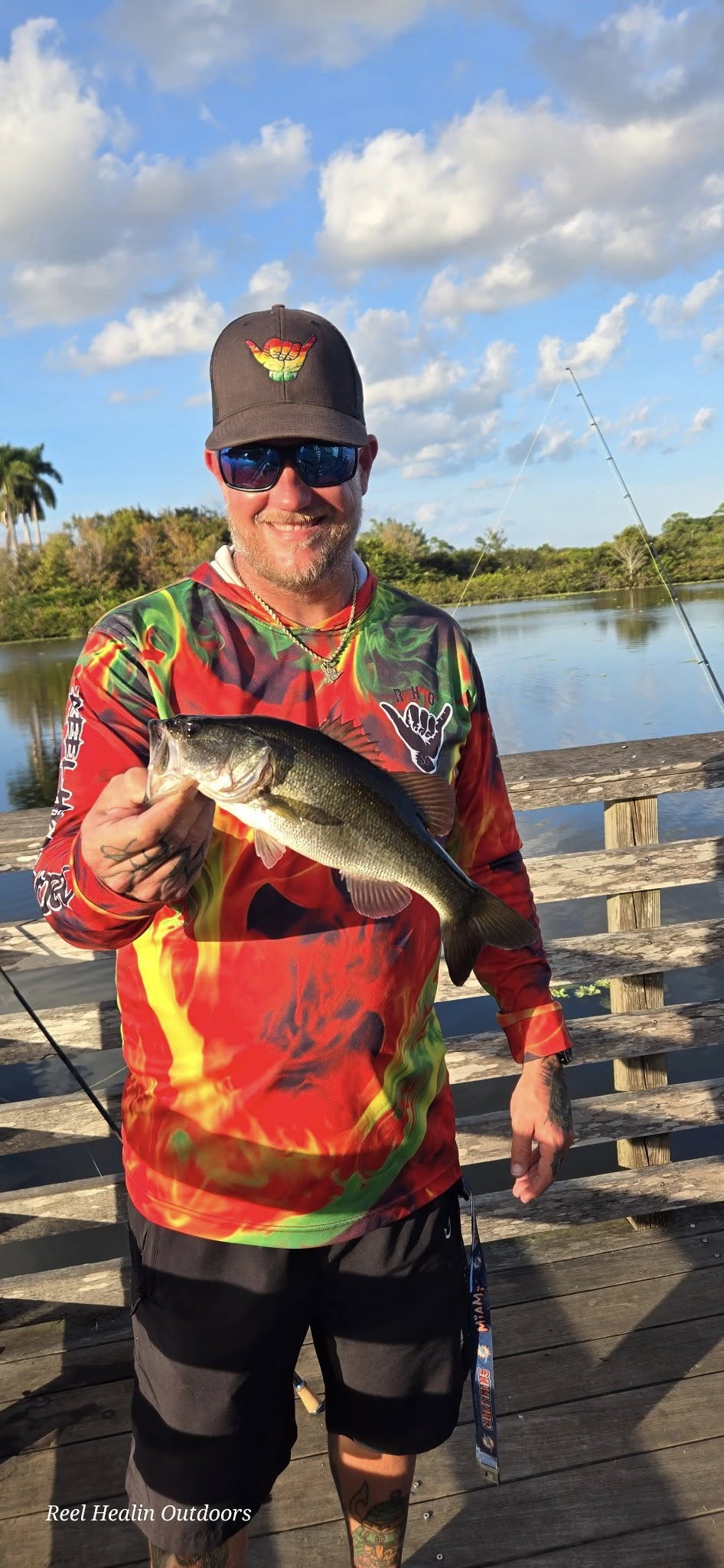 Angler fishing in Florida with best, great equipment