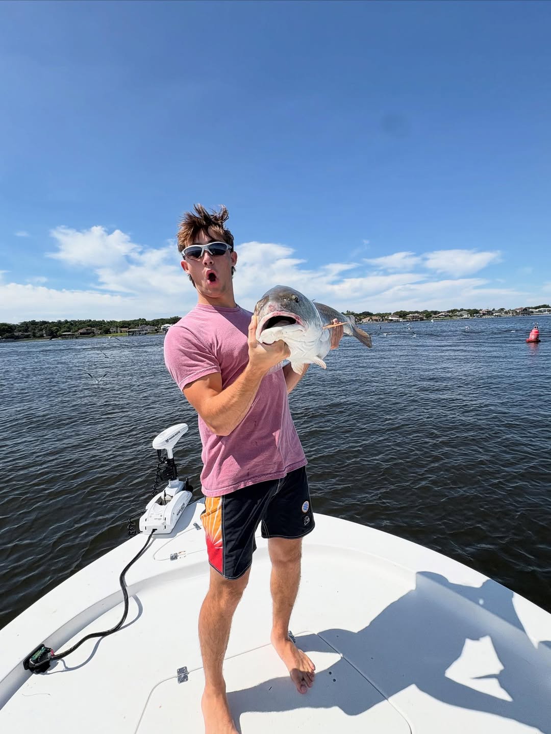 Lone angler fishing in Jacksonville