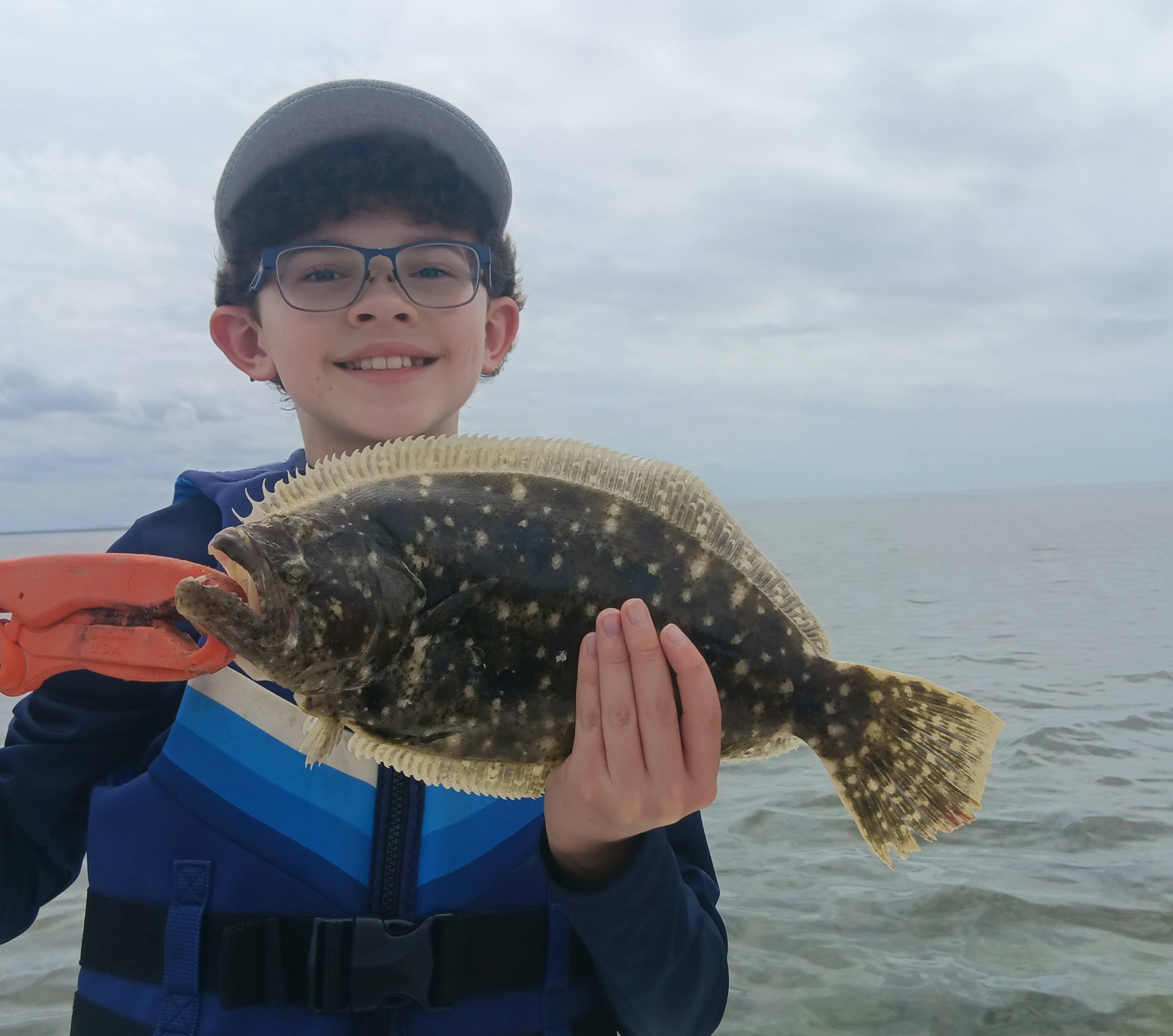 Southern flounder caught fishing in Weeki Wachee FL