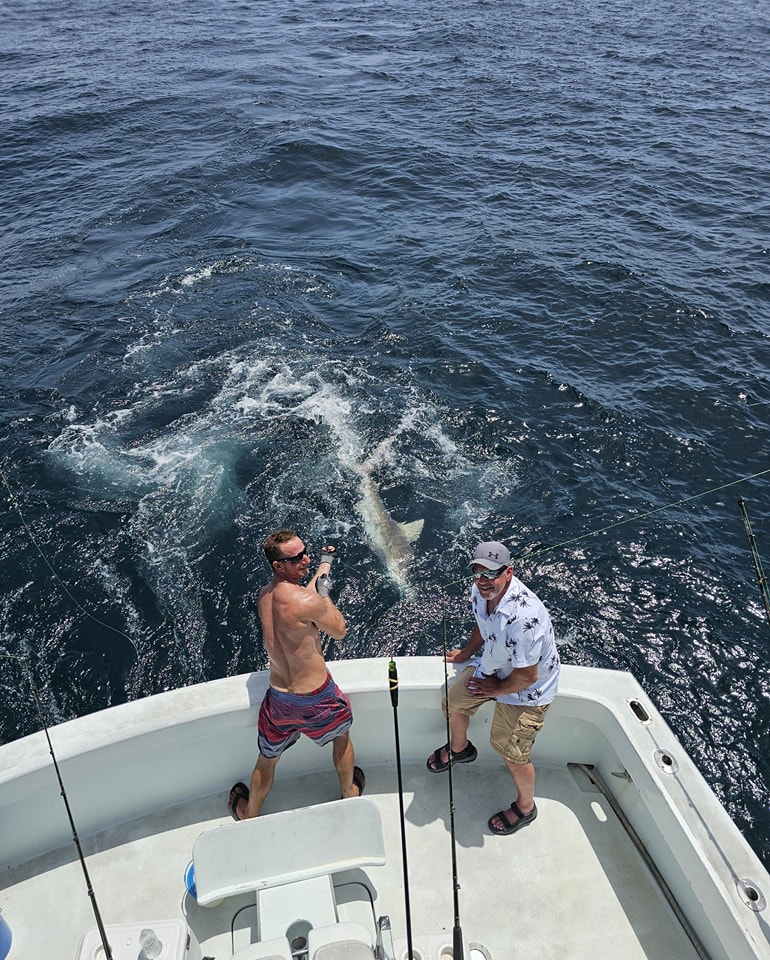 Two people fishing in Florida