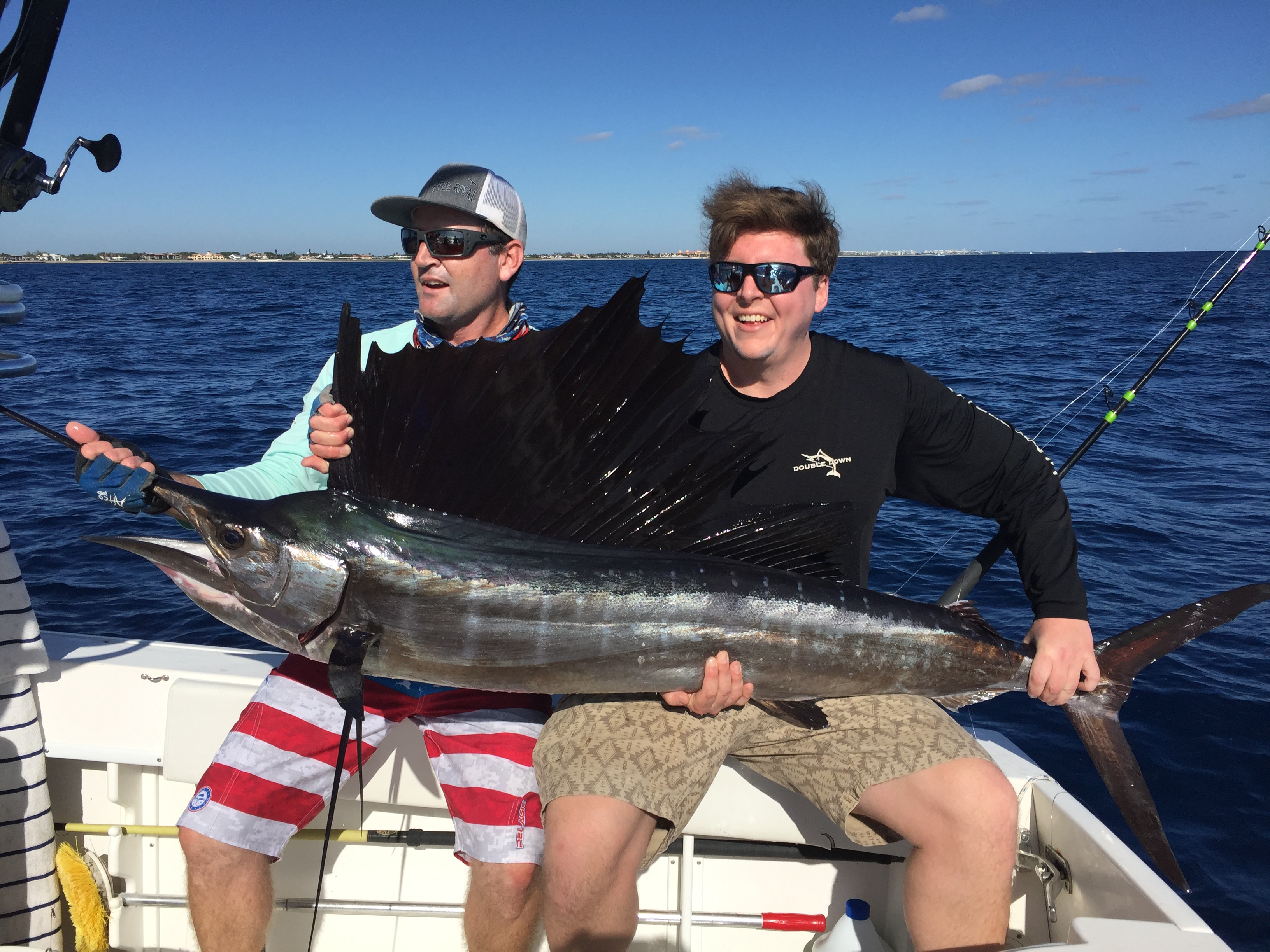 Fort Lauderdale offshore fishing charter boat targeting mahi mahi, tuna, mackerel, sailfish, sharks