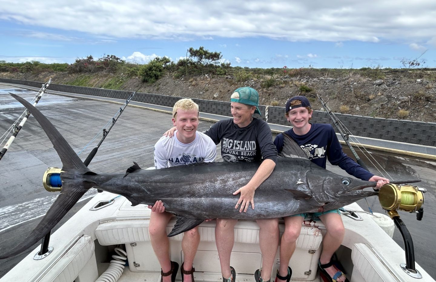Blue Marlin, 70-inch fish caught in Kailua-Kona