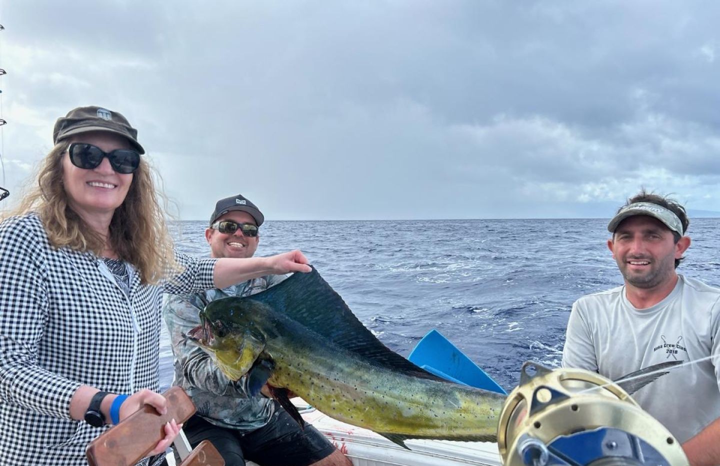 Great fishing trip with friends in Hawaii