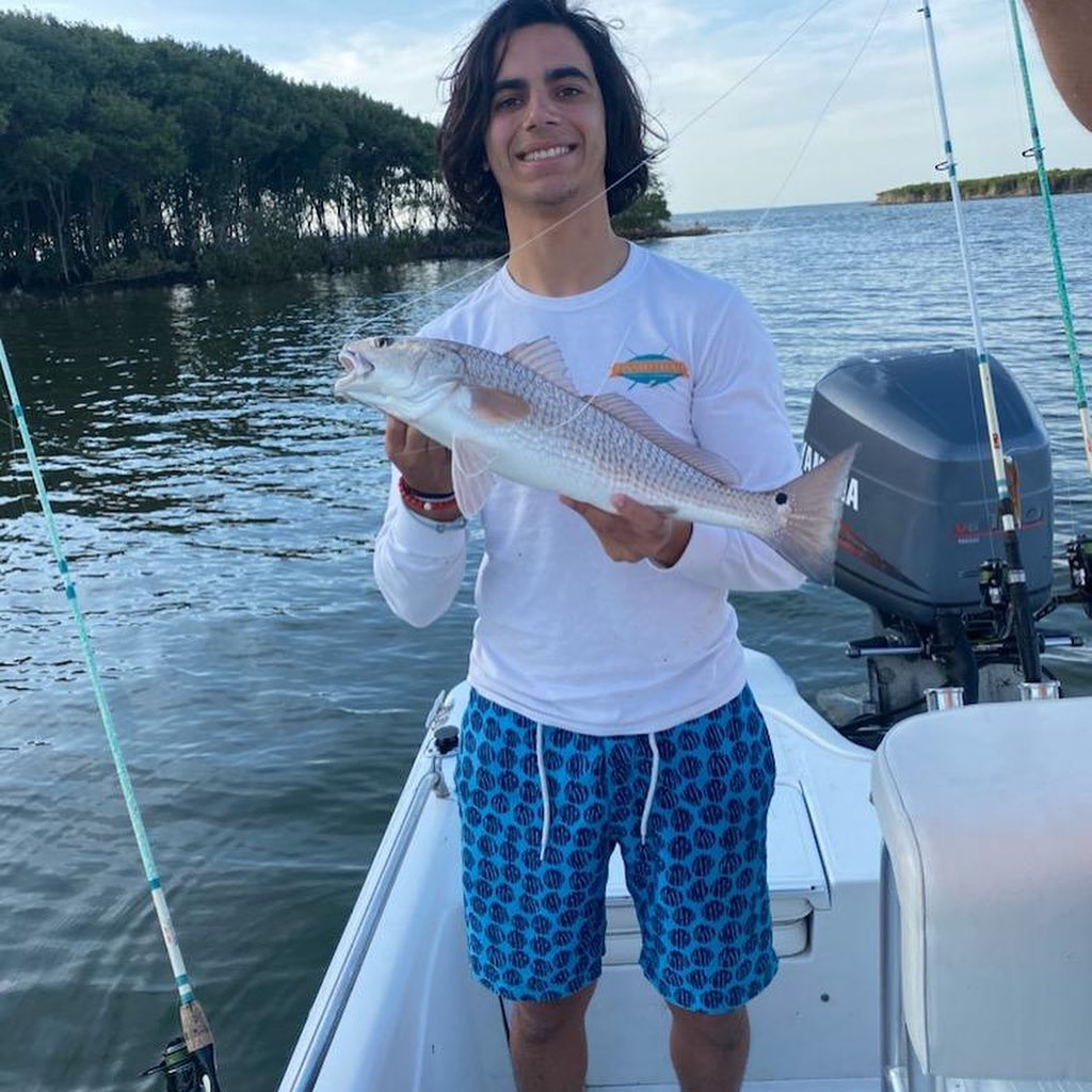 A redfish caught while fishing in Florida