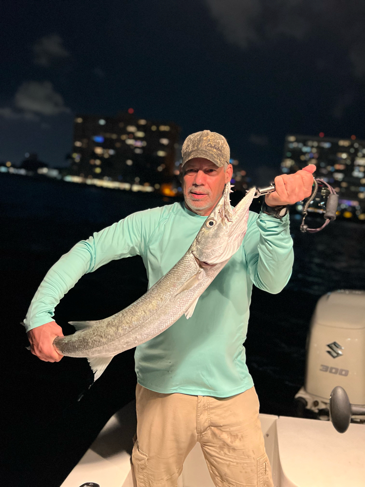 Angler with a 20-inch fish in Fort Lauderdale