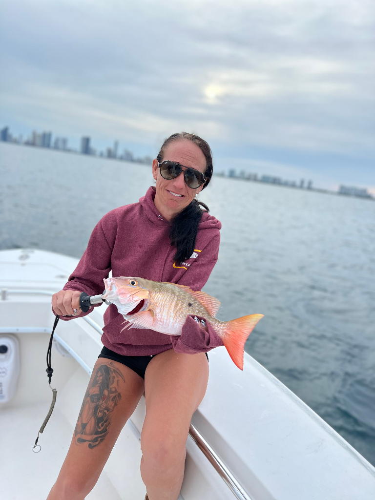 Mutton Snapper caught by angler in Fort Lauderdale